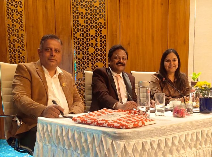 <a href="/uzzwal_tiwari75/">Ambrosia</a>  chaired a session of International Training at Jodhpur 😌