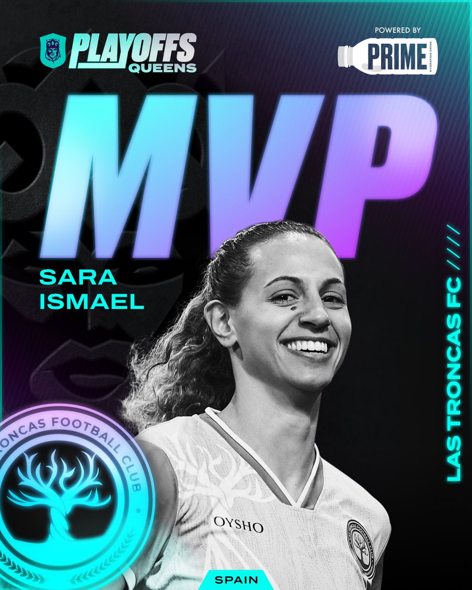 🪵 <a href="/saaraiismael/">Sara Ismael</a> es la PRIME MVP de la Playoffs Week. 

¡Felicidades, crack! 👏

#QueensLeague #Oysho