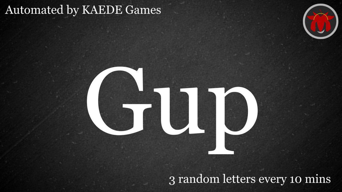 3letter_'s tweet photo. G u p https://t.co/fwYkGQxP1K