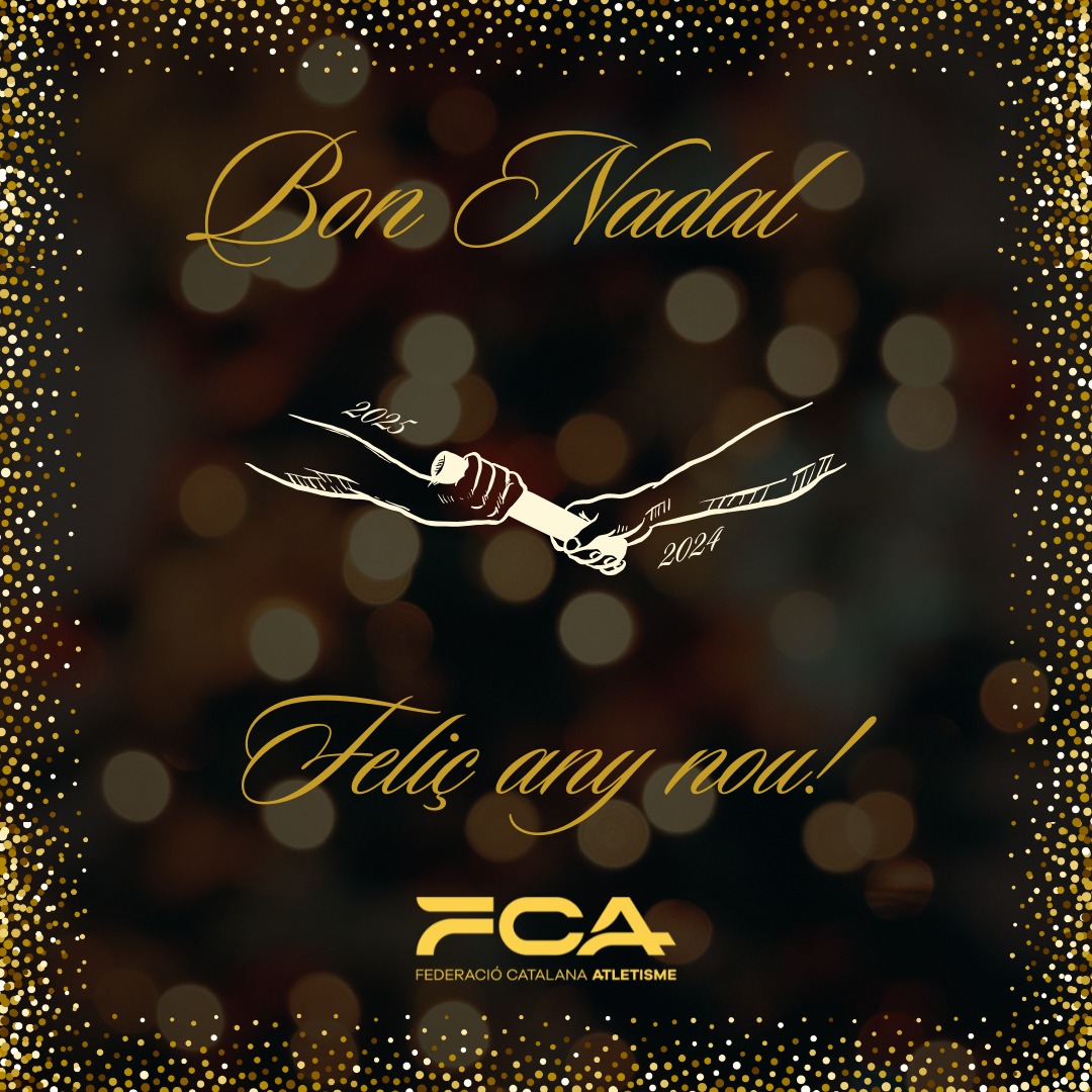 Us desitjo unes bones festes i un nou any ple de salut, felicitat i molts èxits esportius. Que el 2025 ens porti grans moments tant a la pista com a la vida 💫