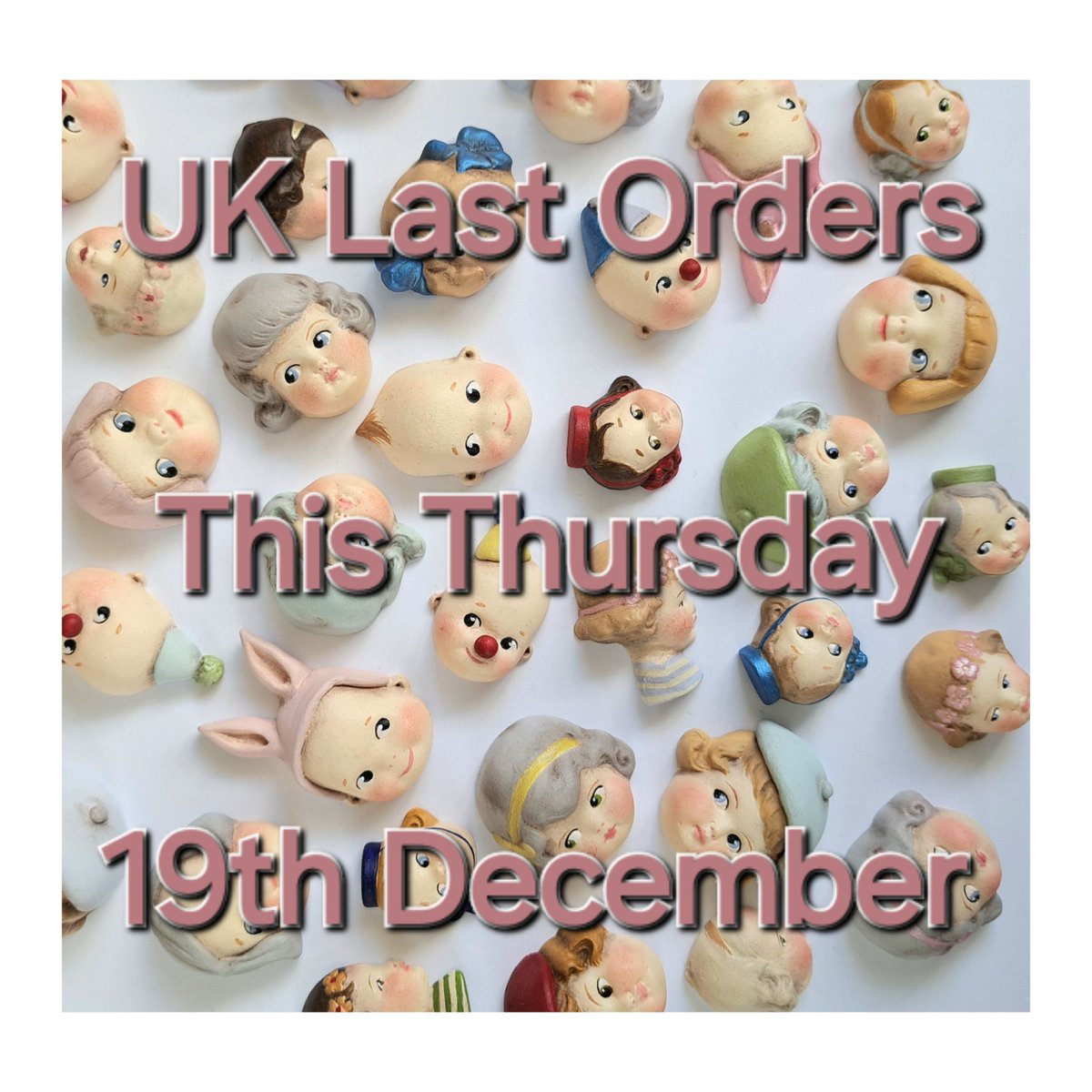 I will be keeping my shop open across the holiday period, but if you are in the UK, and would like to receive your order before the big day you must order by this Thursday 19th December 2024
