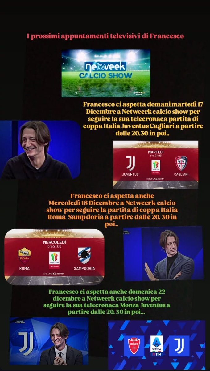 80_angioletta's tweet image. Promemoria 📝 @Fraoppini82 #netweek #likeOppini ⚽