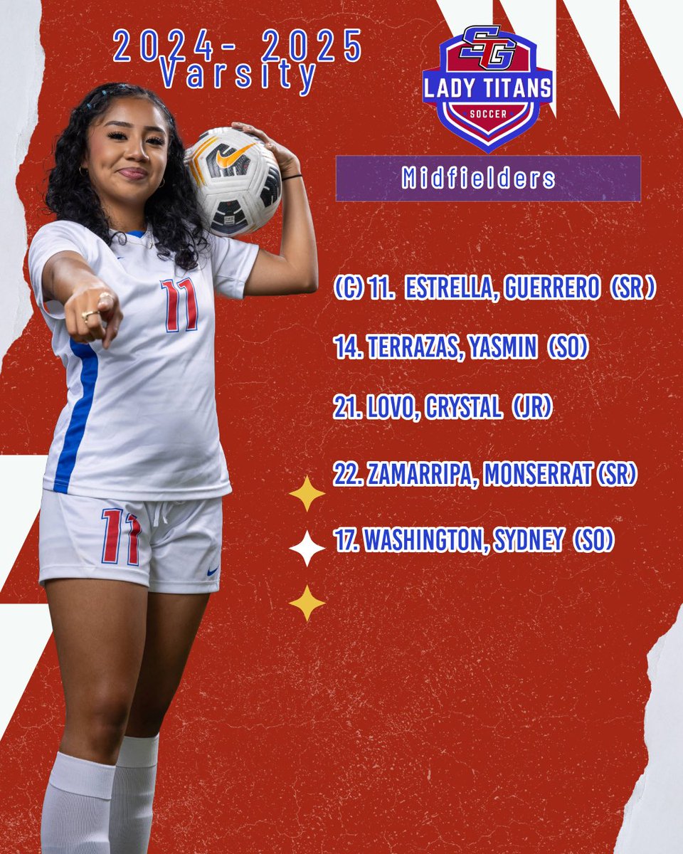 sghsgirlssoccer's tweet photo. Welcome your 2024-2025 SGHS Lady Titans Varsity! We kickoff our first scrimmage on Dec 17th &amp; First game on Dec 30th. Let’s go South! 
@LedayAl @SGHS_Titans @NakiaBelcher https://t.co/GTDp6VK82p