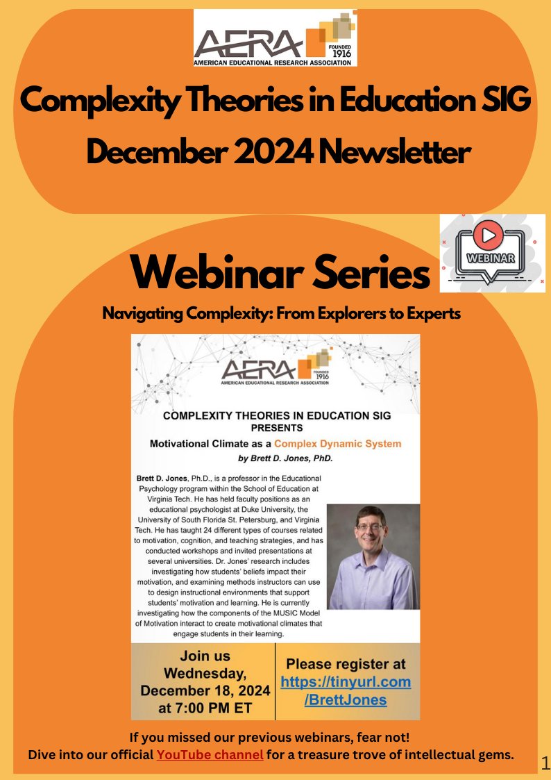 AERA Complexity SIG 17 tweet media