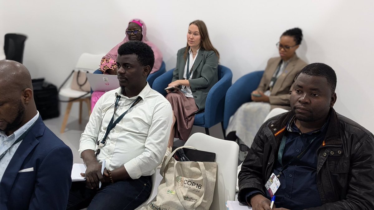 CSIofficials's tweet photo. Crispin Ngakani you've been an outstanding representative for Climate Solution International at @Cop16Riyadh . Thank you for embodying our shared commitment to a sustainable future and driving ambitious action on a global stage! https://t.co/w3ZR0JwugT