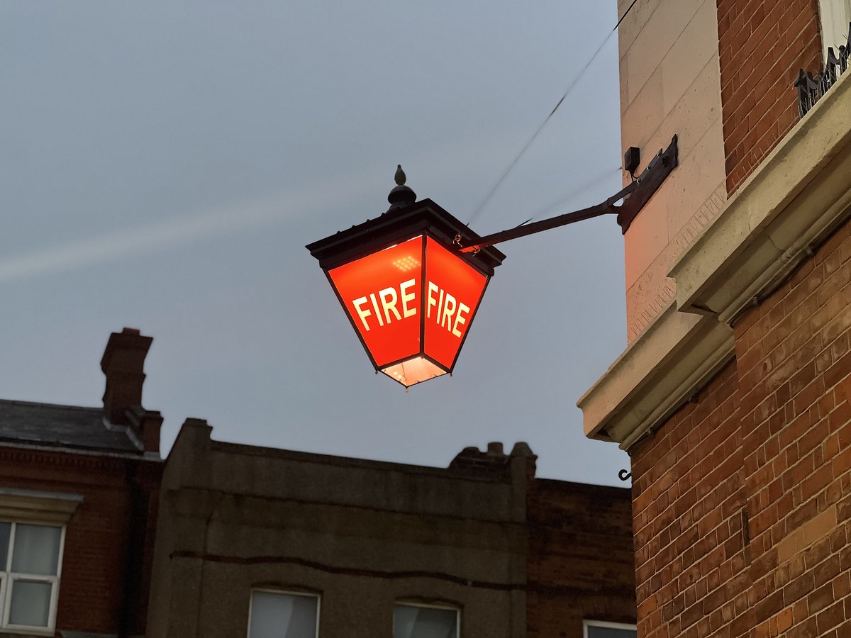 HOLTofLondon's tweet photo. 16th December – Plumstead Fire Station Lantern, Greenwich 🚒

On a cold winter night, you can almost feel the warm glow of this restored fire station lantern.

https://t.co/h26P2lDm0w https://t.co/jOupKe5DRb