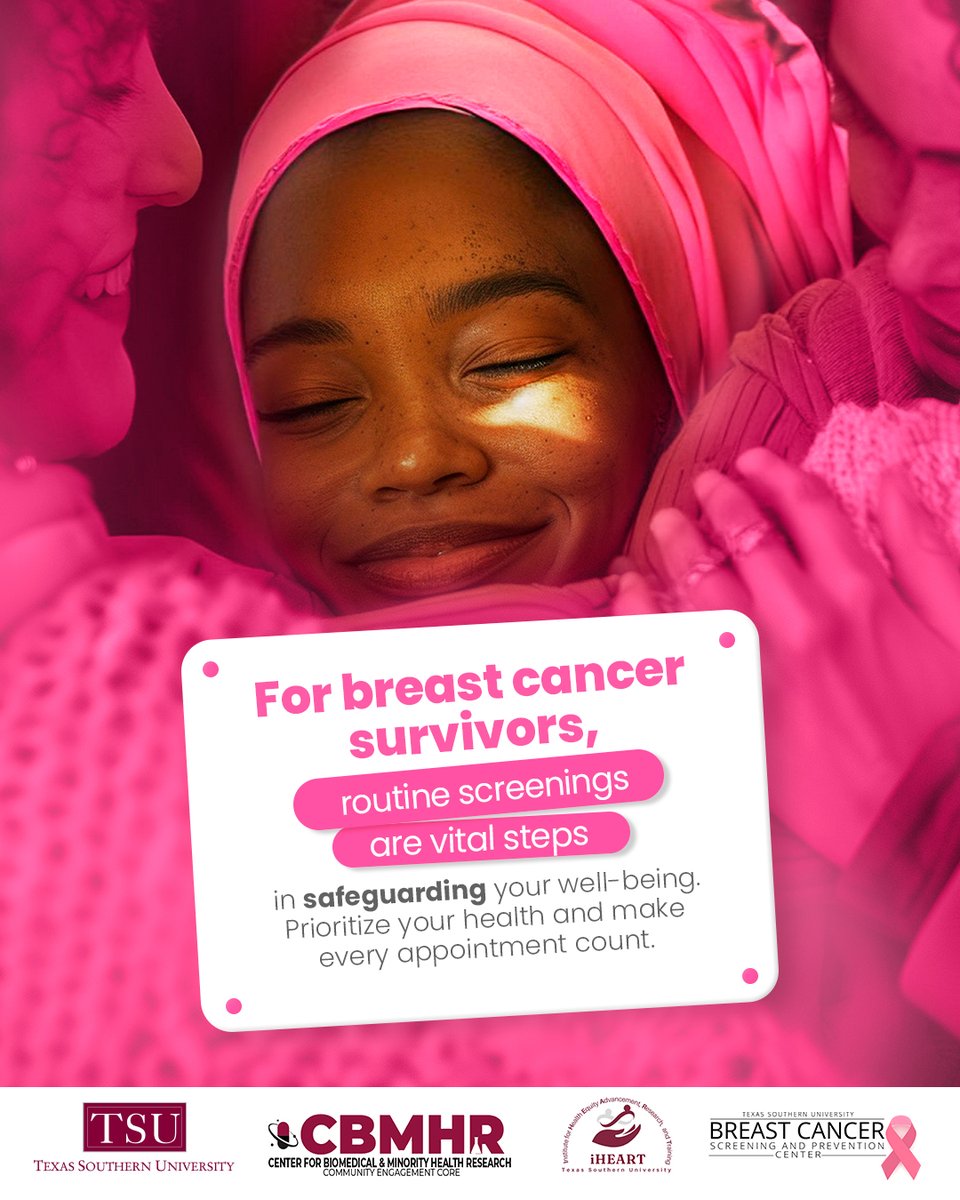TSUBCSPC's tweet image. Routine checkups are your superpower. Survivors, your commitment to health is an inspiration. Keep prioritizing screenings—they’re key to staying strong and thriving.
#BreastCancerSurvivors #RoutineCheckups #HealthMatters