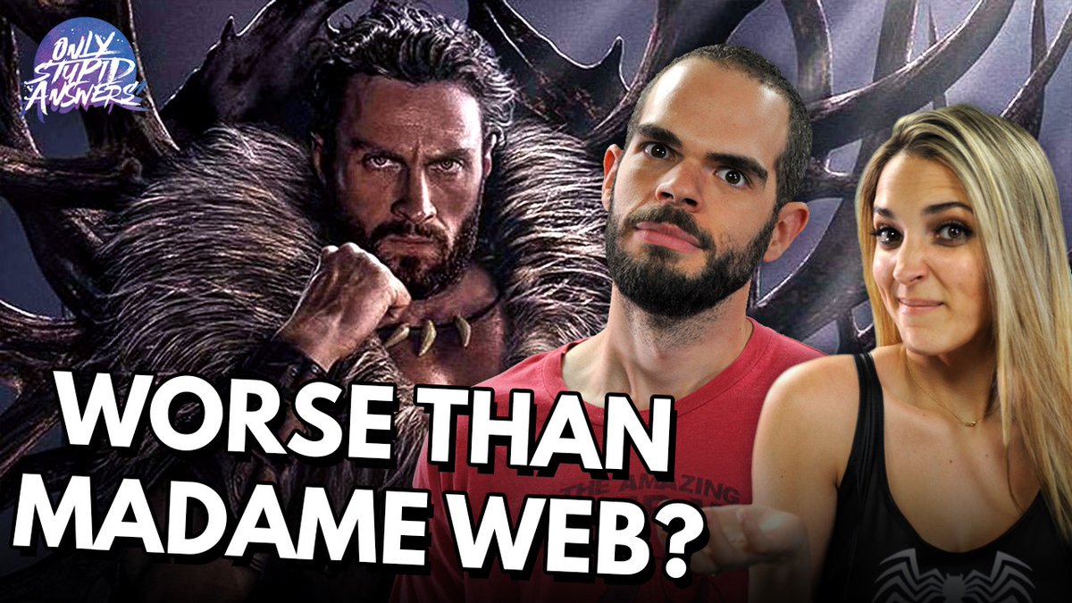 Only Stupid Answers (@onlystpdanswers) on Twitter photo KRAVEN THE HUNTER has done the impossible and finally defeated the entire Spider-Verse... or at least Sony's Spider-Man-less version of the Spider-Verse. <a href="/djtalkstrash/">DJ Wooldridge</a> and <a href="/roxystriar/">Roxy Striar</a> discuss it's failure means for the future of Spider-man movies! youtu.be/6nIupVjEgP0 KRAVEN THE HUNTER has done the impossible and finally defeated the entire Spider-Verse... or at least Sony's Spider-Man-less version of the Spider-Verse. <a href="/djtalkstrash/">DJ Wooldridge</a> and <a href="/roxystriar/">Roxy Striar</a> discuss it's failure means for the future of Spider-man movies! youtu.be/6nIupVjEgP0