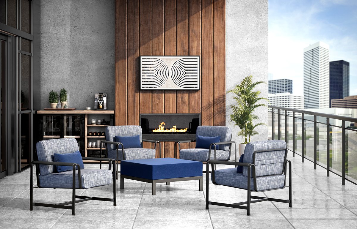 Elevate your balcony with Homecrest's Mila cushion collection! A perfect blend of mid-century modern and Art Deco, these pieces offer a face forward design that will transform your space's style and functionality.

See more: homecrest.com/mila-cushion