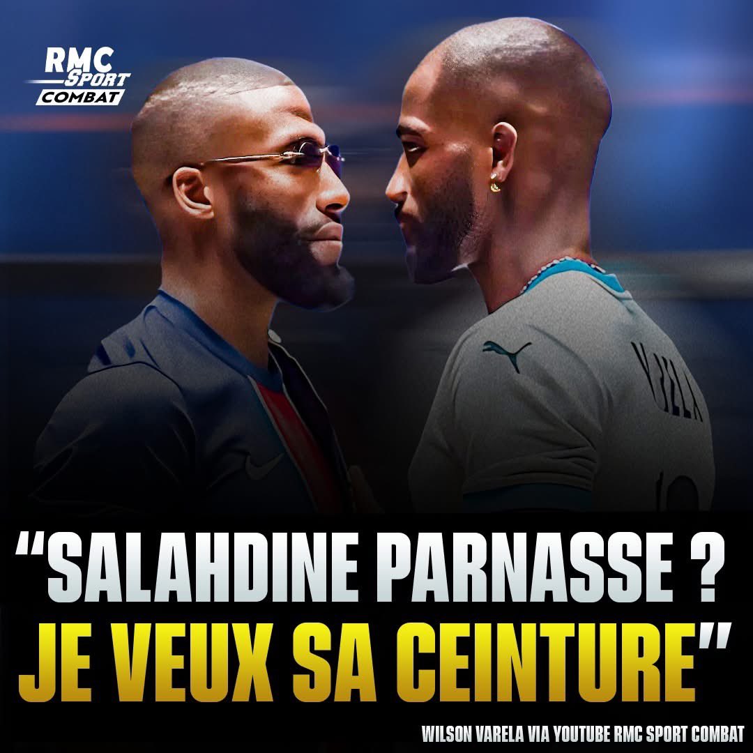 RMCSportCombat's tweet photo. 🏆🇫🇷 Wilson Varela n'a qu'une chose en tête, renverser le meilleur combattant français, Salahdine Parnasse, pour récupérer sa ceinture des -70kgs du KSW. 

🔜 Vendredi à 20h30 sur RMC Sport 1 https://t.co/noivtwSQ6F