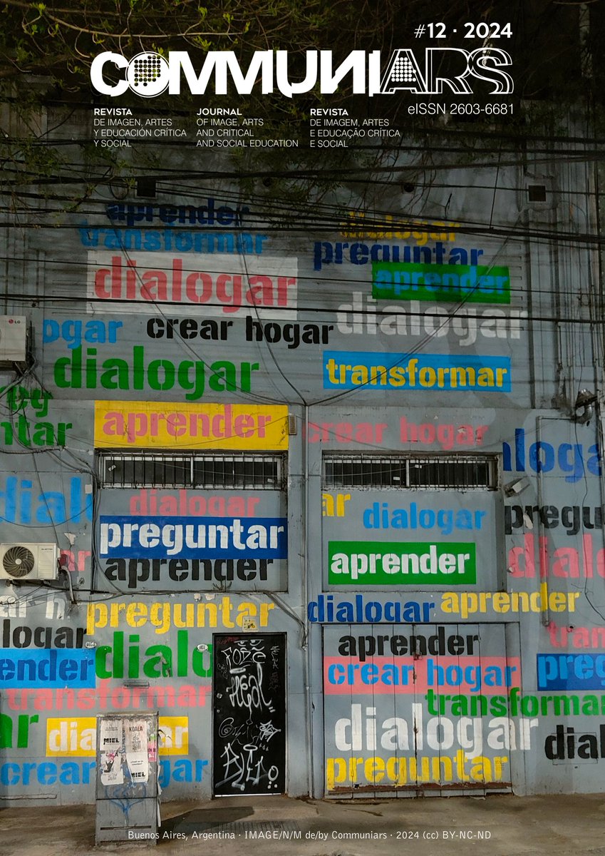 El #12  de #Communiars acaba de ser publicado :) Aprender, dialogar, preguntar y aprender de nuevo es un ciclo coherente, lleno de posibilidades. Decía <a href="/MarinaGarces/">Marina Garcés</a>  que “no queremos saber vuestros saberes temerosos. Tampoco nos guían los mapas de las cárceles de lo posible”...