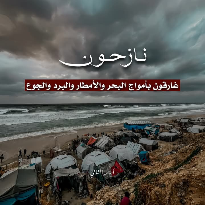 AnyHashish's tweet image. نازحون غارقون بأمواج البحر والأمطار والبرد والجوع...
 📍🇵🇸 غزه : 2024
Displaced people drowned by sea waves, rain, cold and hunger... 📍🇵🇸 Gaza: 2024

.gofundme.com/f/support-a-di…