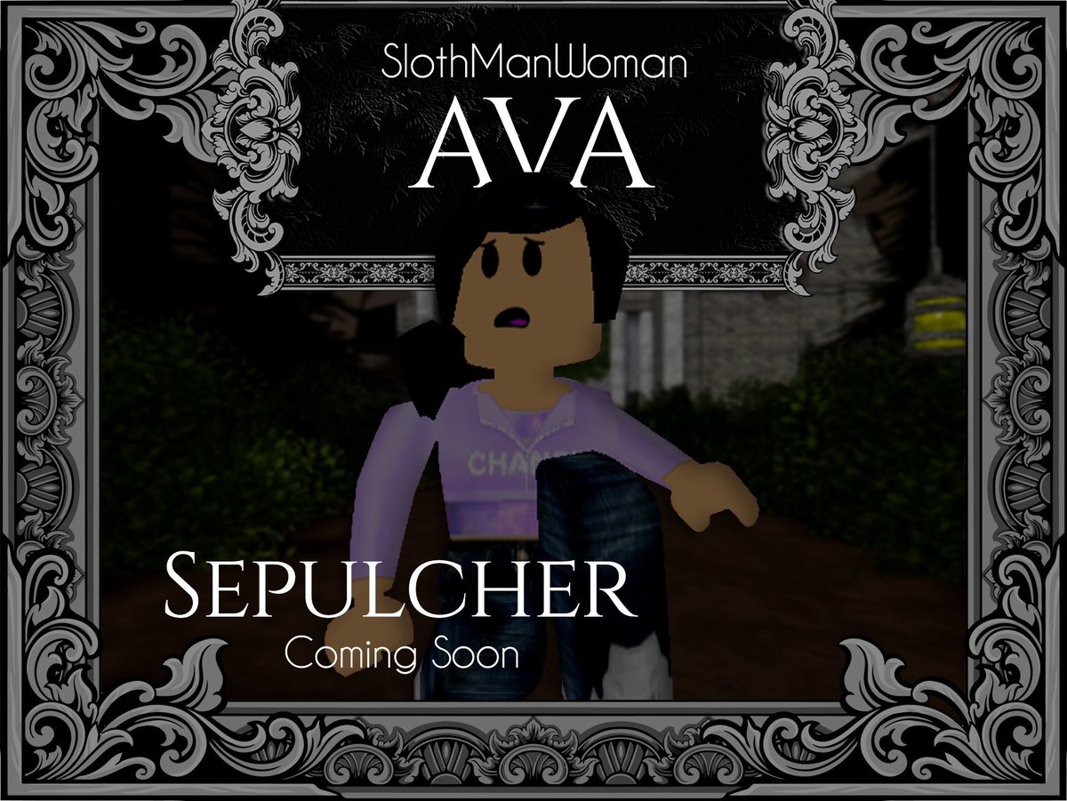 NotEthanexe's tweet photo. Quick-witted enough to survive? We'll see. Starring SlothManWoman as Ava in #Sepulcher #ROBLOX #horror https://t.co/qDpaSE82YJ