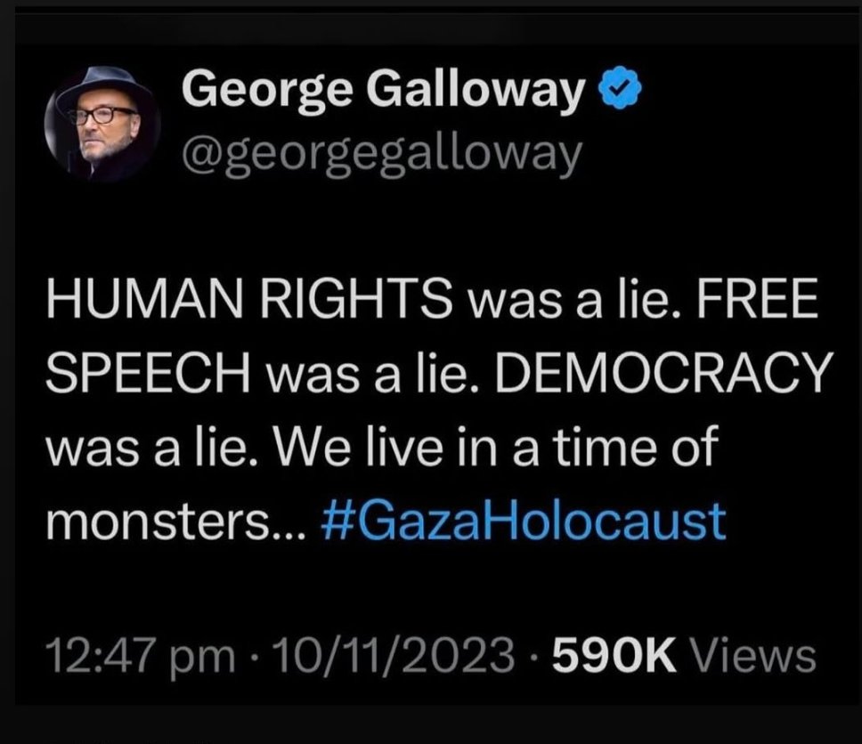 umyaznemo's tweet photo. Every word @georgegalloway said is absolutely true! https://t.co/9UCH9sxXWA