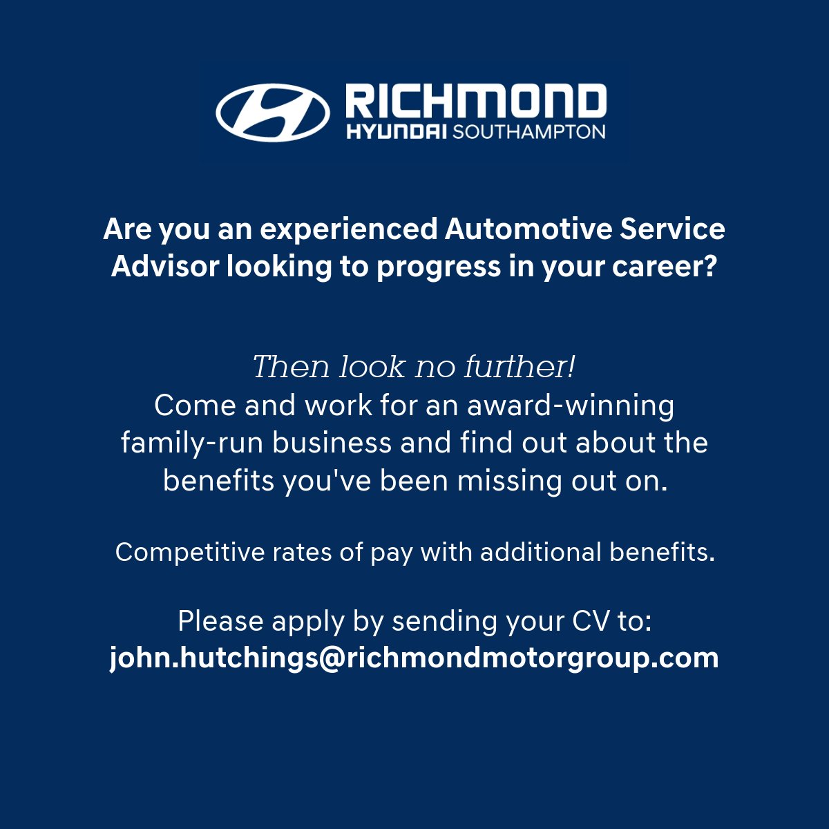 We're hiring! 📣

If this role matches you or someone you know then please get in touch!