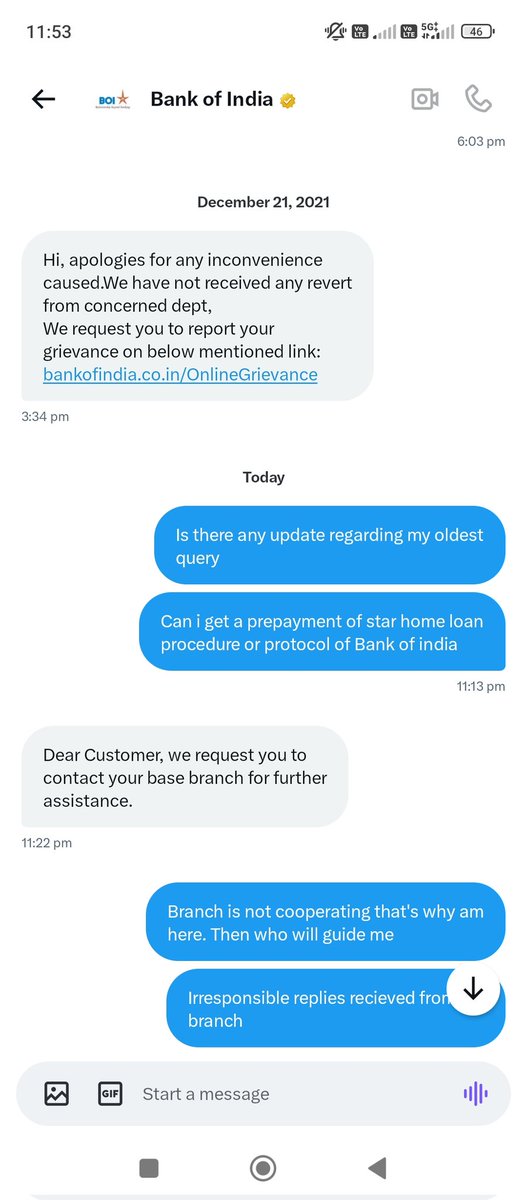 imsivahort's tweet photo. @BankofIndia_IN The way of reply was posted here will it be satisfied for an customer. if the same reply was provided by an customer to a branch will it be acceptable??? @BankofIndia_IN @chief https://t.co/toKJcrhd4O