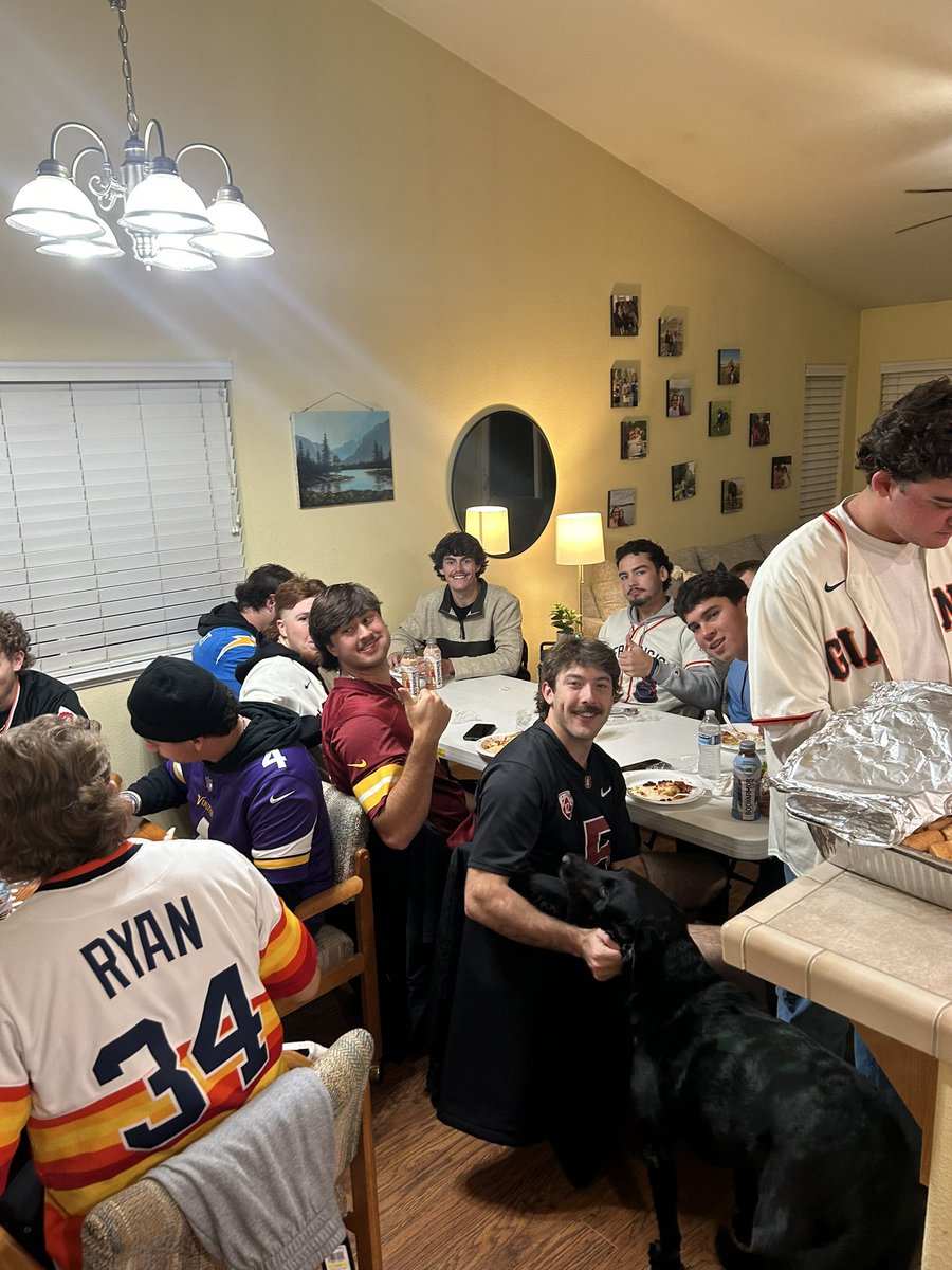 Hosted our annual Holiday Party on Friday, and our guys got in the spirit by rocking different sports jerseys! Skipper served lasagna and we had fun with a white elephant exchange🎅🏼🎁 #foodwasgood #ourguyscantwrappresents #lotsofgiftbags #thiscouldbeyou