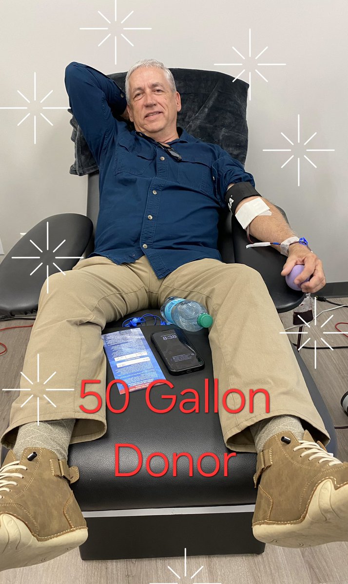 Mr. Terry Burns donated his 50th gallon of blood this morning at our Fort Oglethorpe center! Thank you, Terry for being a lifesaver in our community 🩸❤️

#bahero #50gallondonor #blooddonor #fortoglethorpe