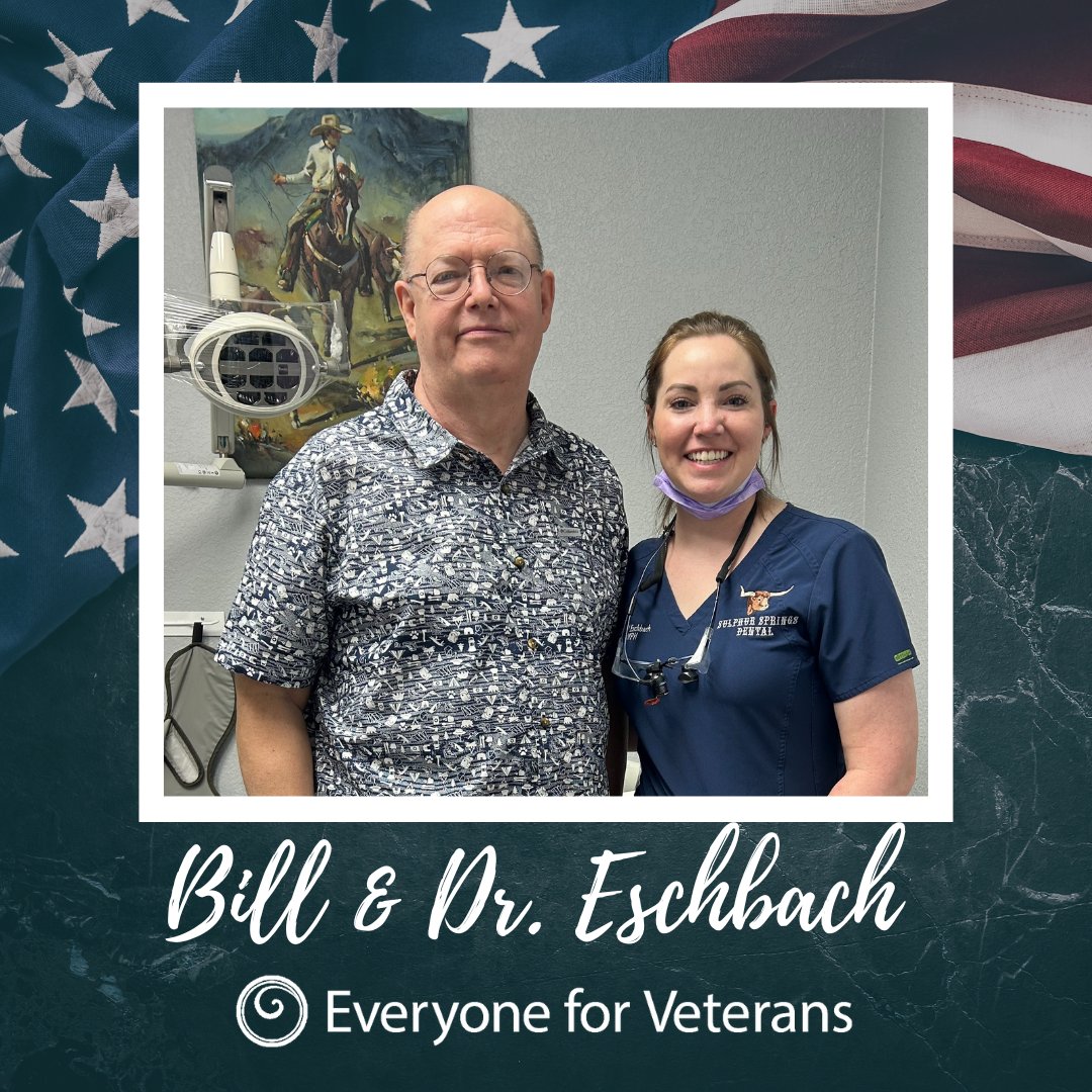 everyoneforvets's tweet photo. "Dr. Eschbach and her team did a great job. Her entire team was extremely cordial and helpful. We are extremely grateful for their service and sacrifice regarding the gift they provided. Thank you for your assistance in providing this service." -Bill, US Army Veteran https://t.co/d5FQv9GU17