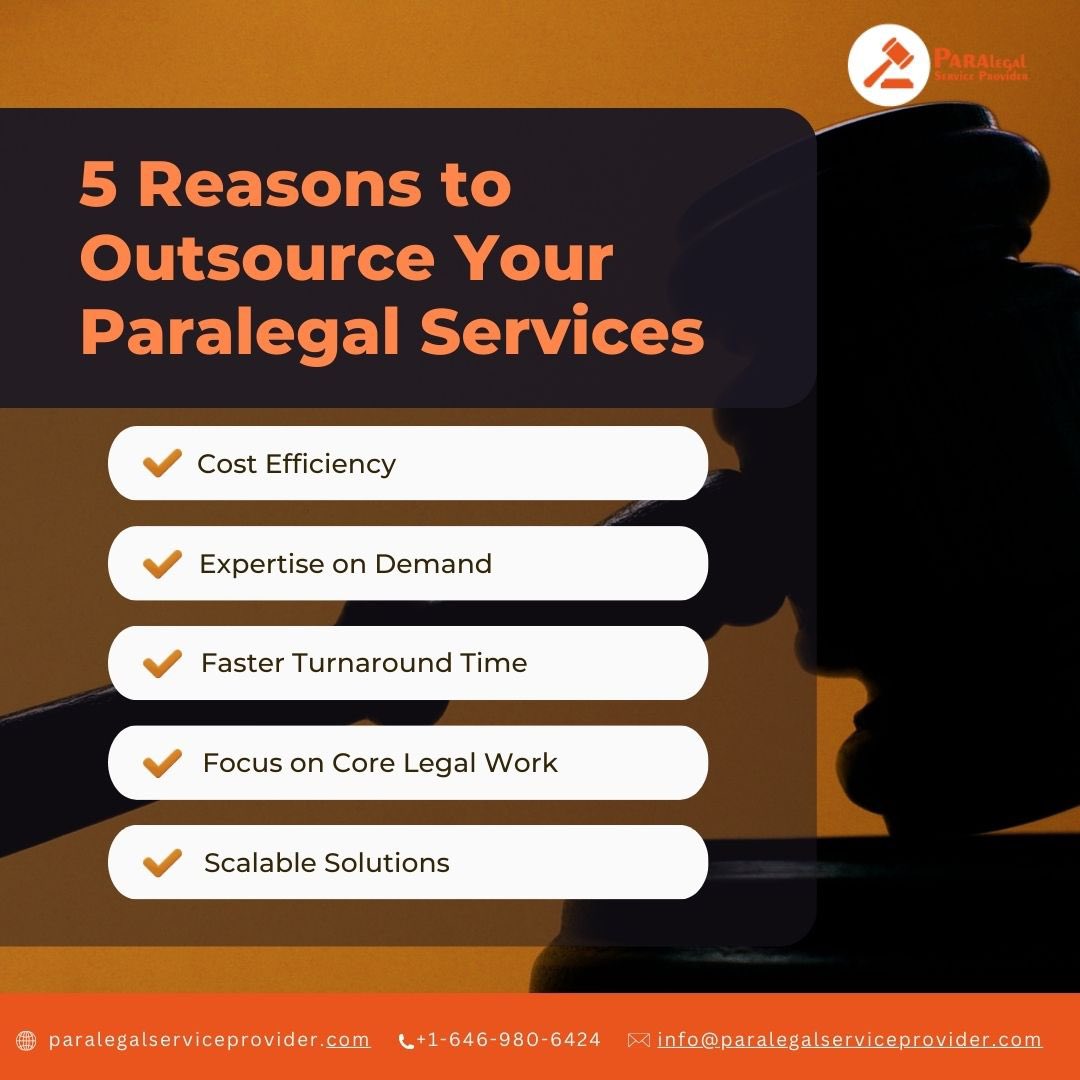 Legal work shouldn’t overwhelm you. 

From cutting costs to improving efficiency, outsourcing paralegal services lets you focus on what truly matters—your clients and cases. 

Contact today to see how we make it happen! 

#paralegalserviceprovider #legaloutsourcing #costeffective