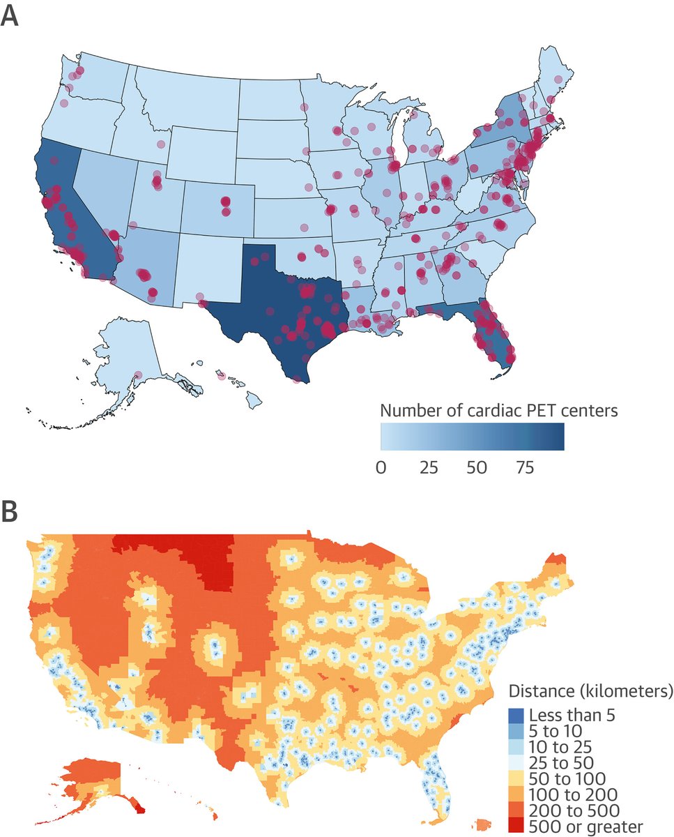 JACC Journals (@jaccjournals) on Twitter photo PET availability: average distance to the nearest cardiac PET facility in the US is 20 km, with 44 million pts living >100 km away. 5 states and 56.4% of major metropolitan centers do not have a PET facility. jacc.org/doi/10.1016/j.…
#JACCIMG #cvImaging #cvPET <a href="/ASayedMD/">Ahmed Sayed</a> PET availability: average distance to the nearest cardiac PET facility in the US is 20 km, with 44 million pts living >100 km away. 5 states and 56.4% of major metropolitan centers do not have a PET facility. jacc.org/doi/10.1016/j.…
#JACCIMG #cvImaging #cvPET <a href="/ASayedMD/">Ahmed Sayed</a>
