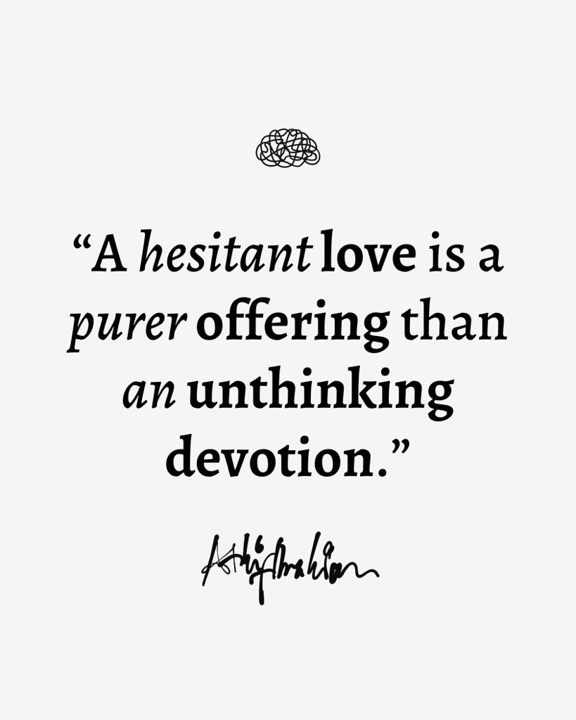athifibrahim_'s tweet photo. I believe it’s the little pockets of thoughtful, hesitant love, offered consciously, that sustains us.

#writing #relationship #advice #leadership #philosophy #entrepreneurship #psychology #romance #life #hr #medium #chatgpt #writingcommunity #mentalhealth #ai #inspiration #love https://t.co/8UUu0ZxEwC