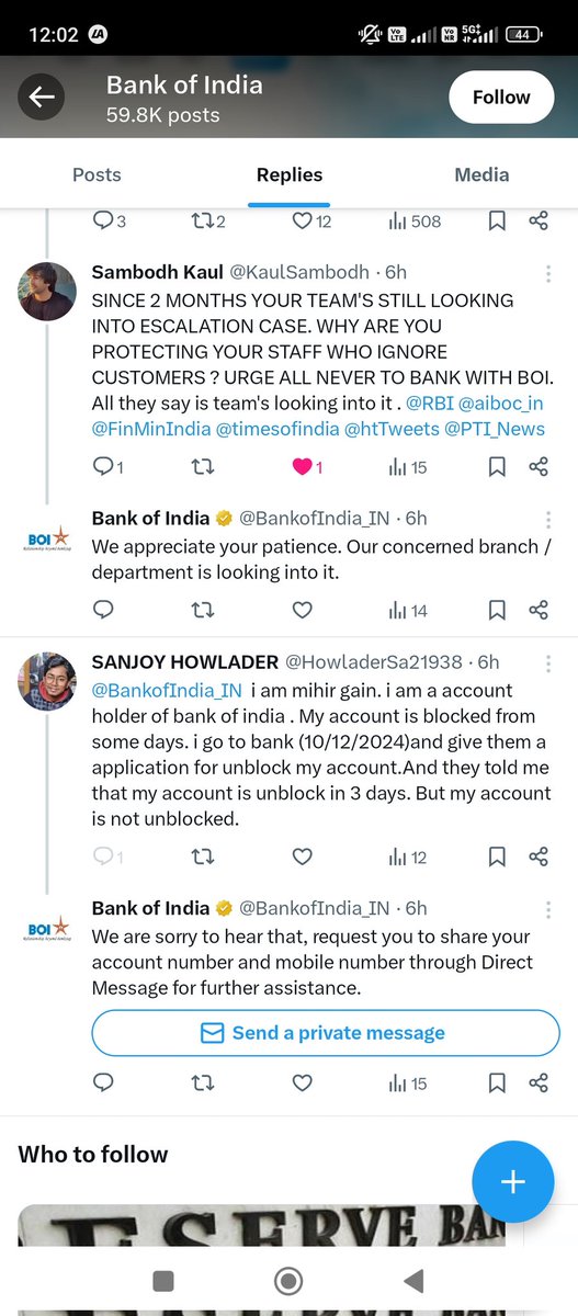 imsivahort's tweet photo. @BankofIndia_IN The way of reply was posted here will it be satisfied for an customer. if the same reply was provided by an customer to a branch will it be acceptable??? @BankofIndia_IN @chief https://t.co/toKJcrhd4O