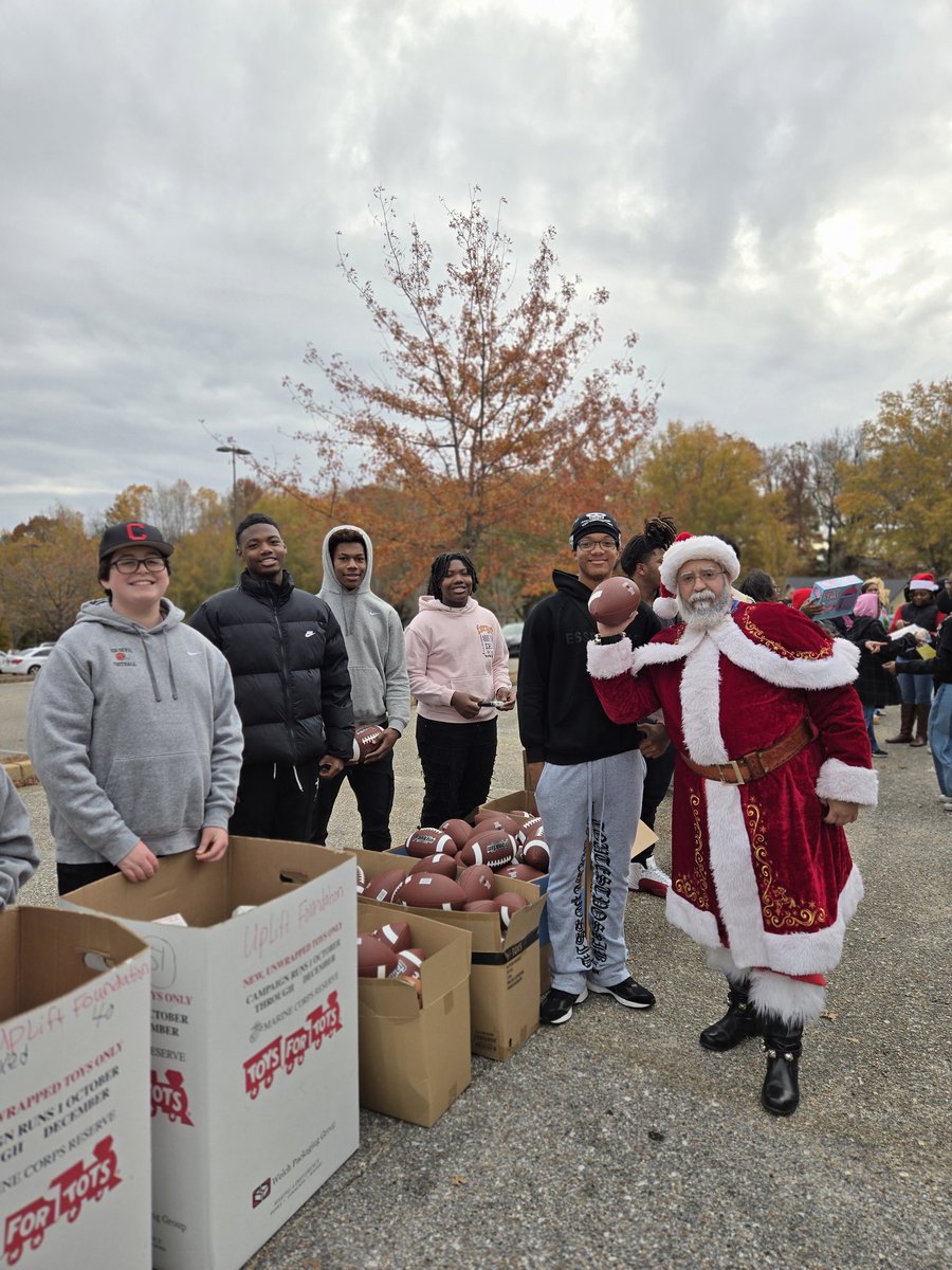 What a heartwarming weekend! It was an honor to be part of the 7th Annual Phenix City Christmas Toy and Bike Giveaway alongside my amazing teammates and coaches. Seeing the joy on those kids' faces as they received gifts was truly priceless. Huge thanks to everyone who made this