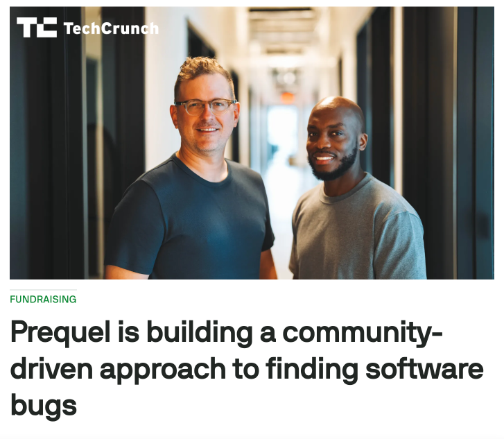 Prequel (@prequel_dev) on Twitter photo 🎉 We’re thrilled to officially announce Prequel and our seed round led by <a href="/Work_Bench/">Work-Bench</a>.
<a href="/TechCrunch/">TechCrunch</a> covers our founders Tony (<a href="/snowboardvstree/">Tony Meehan</a>) & Lyndon (<a href="/asklyndon/">Lyndon Brown</a>)
Read more:
<a href="/TechCrunch/">TechCrunch</a> bit.ly/49I9CI3
Prequel Blog: prequel.dev/blog-post/preq… 🎉 We’re thrilled to officially announce Prequel and our seed round led by <a href="/Work_Bench/">Work-Bench</a>.
<a href="/TechCrunch/">TechCrunch</a> covers our founders Tony (<a href="/snowboardvstree/">Tony Meehan</a>) & Lyndon (<a href="/asklyndon/">Lyndon Brown</a>)
Read more:
<a href="/TechCrunch/">TechCrunch</a> bit.ly/49I9CI3
Prequel Blog: prequel.dev/blog-post/preq…