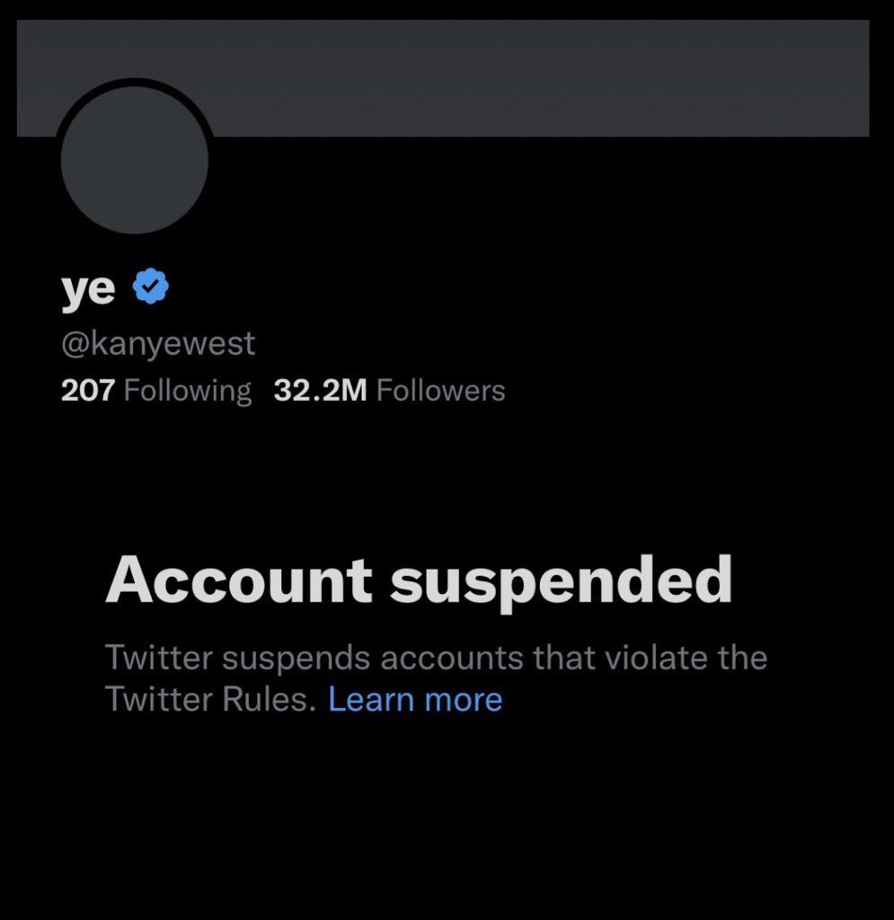 When Kanye posted this tweet about Elon Musk and got suspended for 'inciting violence' 😭