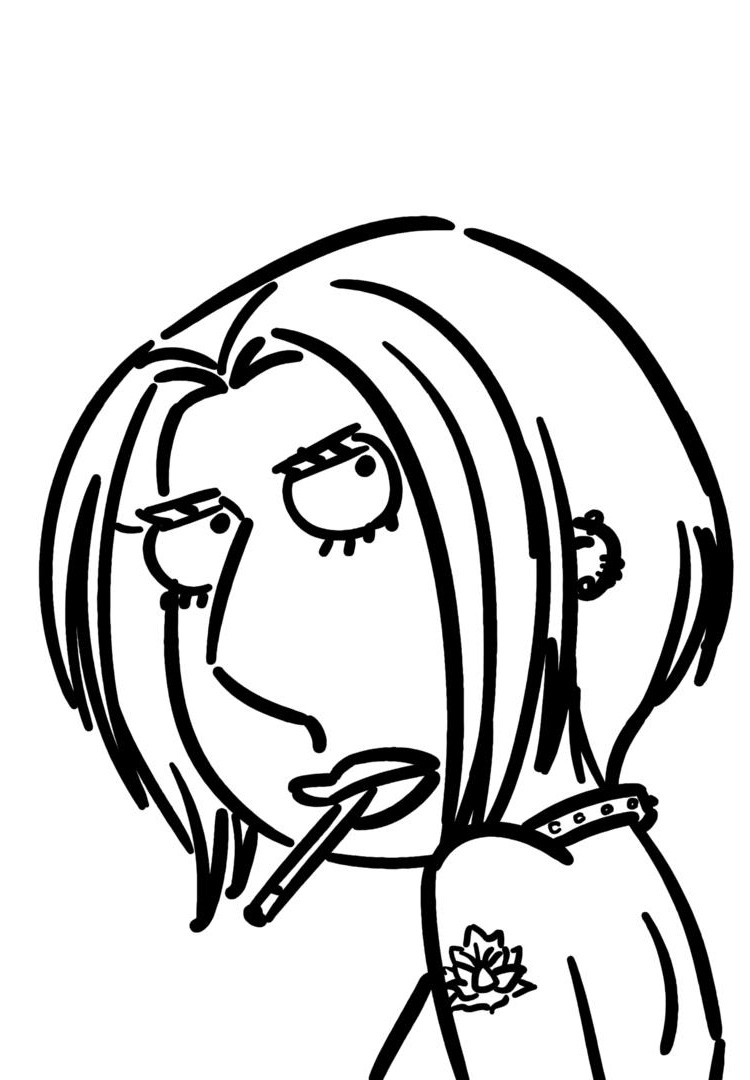 This one. People love Family Guy and Ai Yazawa way more than I thought. Wish I could've known that when I first started drawing this stuff over 10 years ago.