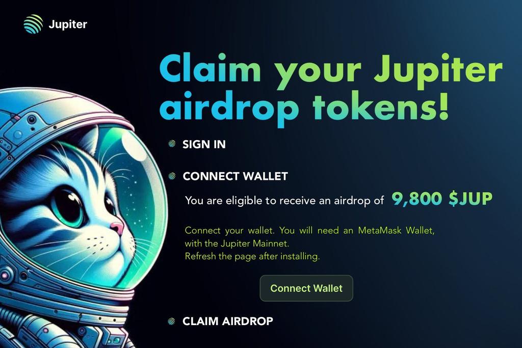 Drcrypto918's tweet photo. 🚨 Claim Your Free $JUP Airdrop Now! 🚨

Getting started is easy:

1️⃣ Retweet & Like this post 🔁❤️
2️⃣ Follow @Drcrypto918
3️⃣ Tag 2 friends in the comments.
4️⃣ Drop your $SOL wallet address below.
The first 1,000 wallets are guaranteed to receive an airdrop. Don’t miss out! 💥
#JUP #CryptoAirdrop #FreeTokens #Airdrop #CryptoGiveaway #FreeTokens #Giveaway