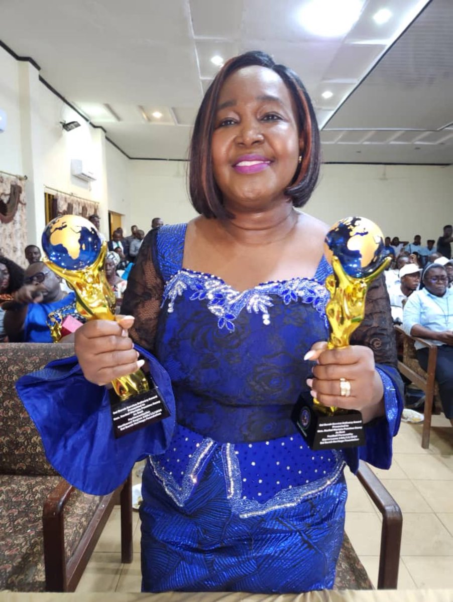 Pessimadezmond's tweet photo. Congratulations Honorable Racheal Pessima. Winner of the 2024 Bai Bureh Heritage Service Delivery Awards for Most Performing Parliamentarian and Best Sports personality of the Year. Keep  touching lives and changing communities. https://t.co/dRO3SQbesH