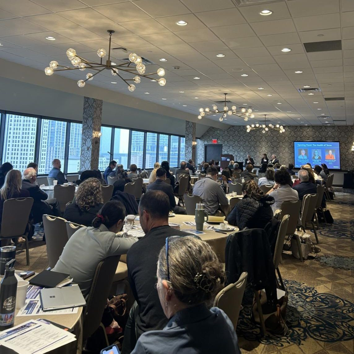 Sydney Carter, Policy Program Manager, attended the Texas Health Institute Policy Forum in Austin last week &amp; the Rice University Baker Institute NMDoH Conference in Houston the next day alongside LaToya Shields, Harris County Pathways Community HUB Program Director.