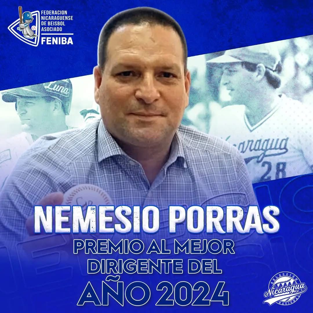 selebeisbolnic's tweet photo. Nos unimos a las felicitaciones para el Presidente de FENIBA, Sr. Nemesio Porras ⚾️🎉✨️ 

Este premio, reconoce su arduo trabajo y pasión por el béisbol ⚾️ por su entrega y profesionalismo, ¡Felicidades! ✨️🎉

#seleccionnacional #FENIBA #NemesioPorras https://t.co/d9kc2TNMRb
