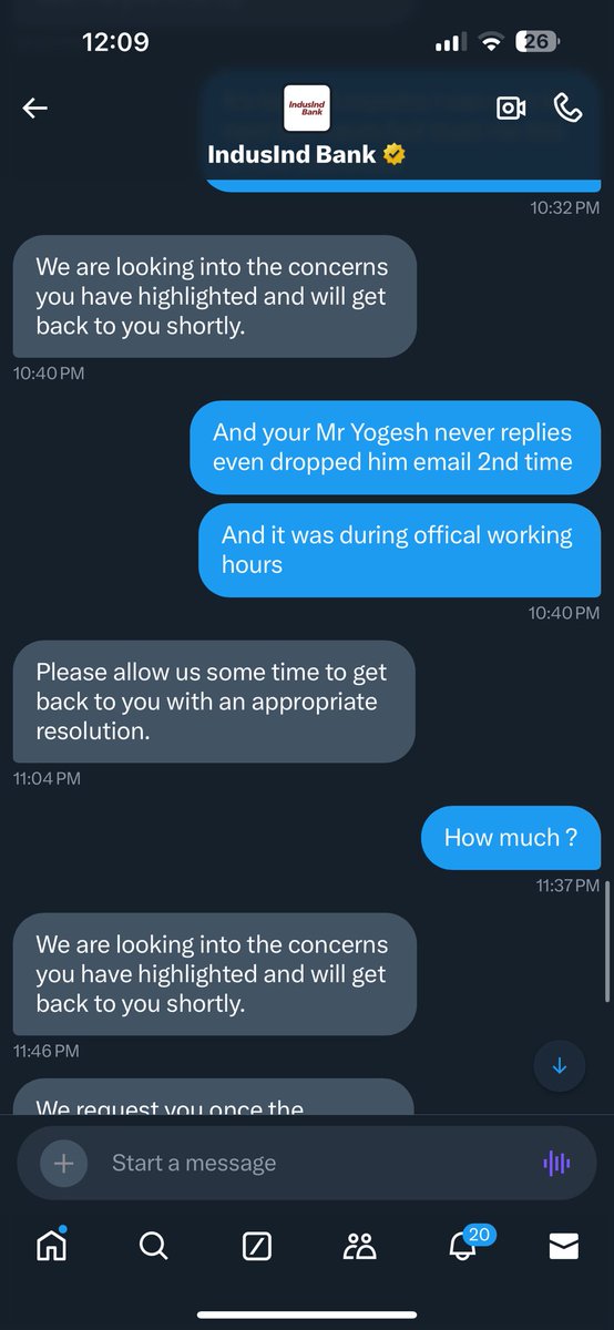 ashatalea's tweet photo. Fedup of the automated systems &amp; AI. It’s being 6 months no one is helping indus branch, manager, support, call center, you all are bluffing. 
@RBI @FinMinIndia @MyIndusIndBank https://t.co/4Tz2SgiCeI