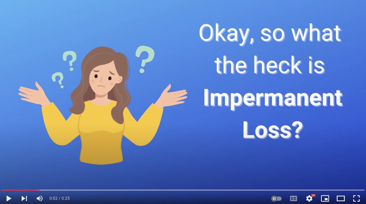 teachcryptoUSA's tweet photo. What the heck are Impermanent Loss and Liquidity Pools? 

Check out our Youtube channel @ https://t.co/xYrngozuT9
#cryptocurrency #Bitcoin #Crypto https://t.co/zmap8sJATB