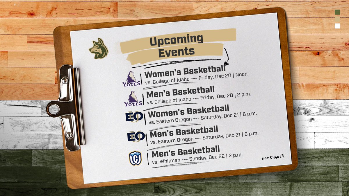 Busy weekend for the Walla Walla basketball teams. 
Find the full preview at uwolves.com/news/2024/12/1…
