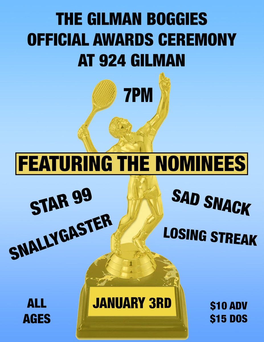 SadSnack (@sadsnack_band) on Twitter photo Thanks everyone for voting! 🌈💕 Let’s see 1/3 at <a href="/924Gilman/">924 Gilman St. // Alternative Music Foundation</a> if we won 🏁 Ska Band of 2024!! 🤞 😁 Thanks everyone for voting! 🌈💕 Let’s see 1/3 at <a href="/924Gilman/">924 Gilman St. // Alternative Music Foundation</a> if we won 🏁 Ska Band of 2024!! 🤞 😁