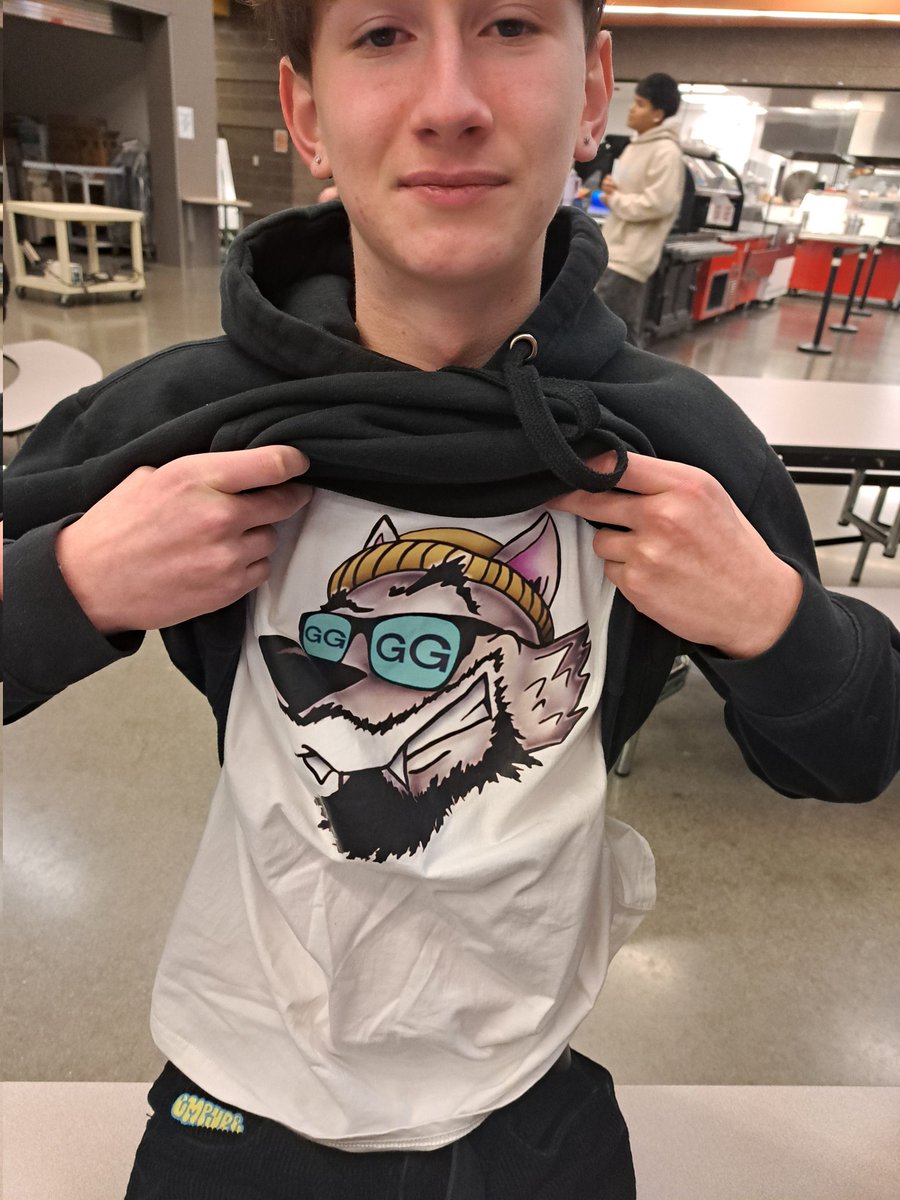 It has been 1147 days since my last stream. Today, this showed up at school. 

New Merch siting