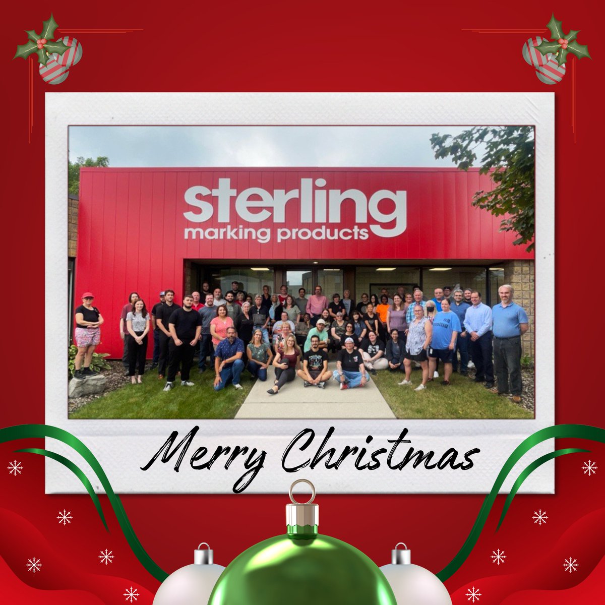 SterlingMarking's tweet photo. Merry Christmas from all of us at Sterling Marking Products! https://t.co/WMSw611Z7s
