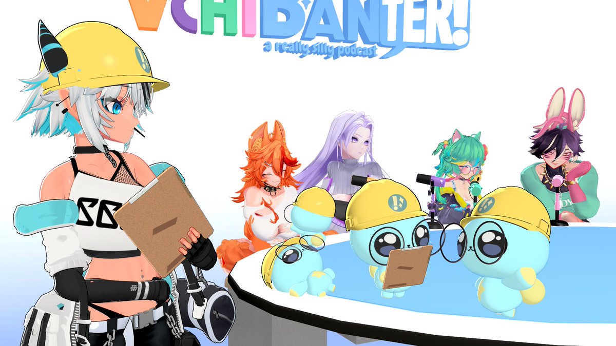 Happy to see my last 5 months of work finally go live over on the @Vchiban podcast! Putting together all the tech that got 4 models put in one place with full mocap over the internet in #warudo was no easy task. Lots more to come out over the next few weeks! -Azazie