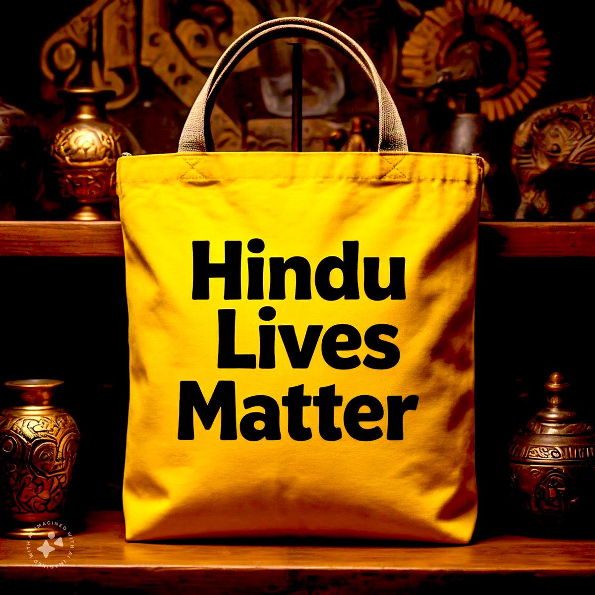 PathyRap's tweet photo. @TimesNow Here's my tote!
#Bangladesh #Sambhal1978 #KashmiriPundits #Pakistan #1984Genocide #Trudeau #GodhraTrain #Delhi2020
(Picture credited to Meta AI) https://t.co/02BfBmucBs