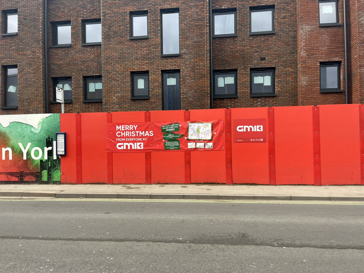 We had a great morning at <a href="/GMIConstruction/">GMI Construction</a> today seeing our competition winning work on the hoarding in James Street! <a href="/TangHallPrimary/">Tang Hall Primary School</a> <a href="/PathfinderMAT/">Pathfinder MAT</a>