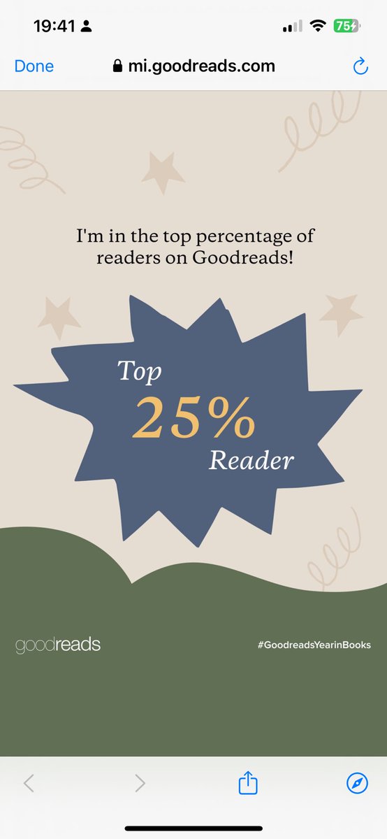 se32968's tweet photo. My #GoodreadsYearinBooks is here 🥸📚 https://t.co/H00TQRwfMU