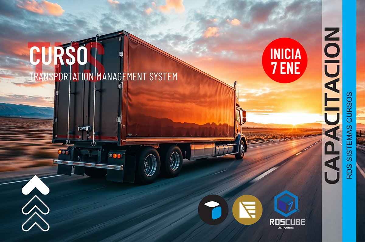RDSsistemas's tweet photo. CURSO VIRTUAL TMS🖱

Curso a usuarios de RDSCUBE. Servicio bonificado según abono de mantenimiento

🗓️ 7-9-14 y 16 ENE
⏰10 a 13 hs. 

+INFO👉 https://t.co/5Ka8jzbLXM

#logistica #cursos #capacitacion #software #transporte https://t.co/uazFPbnu9r