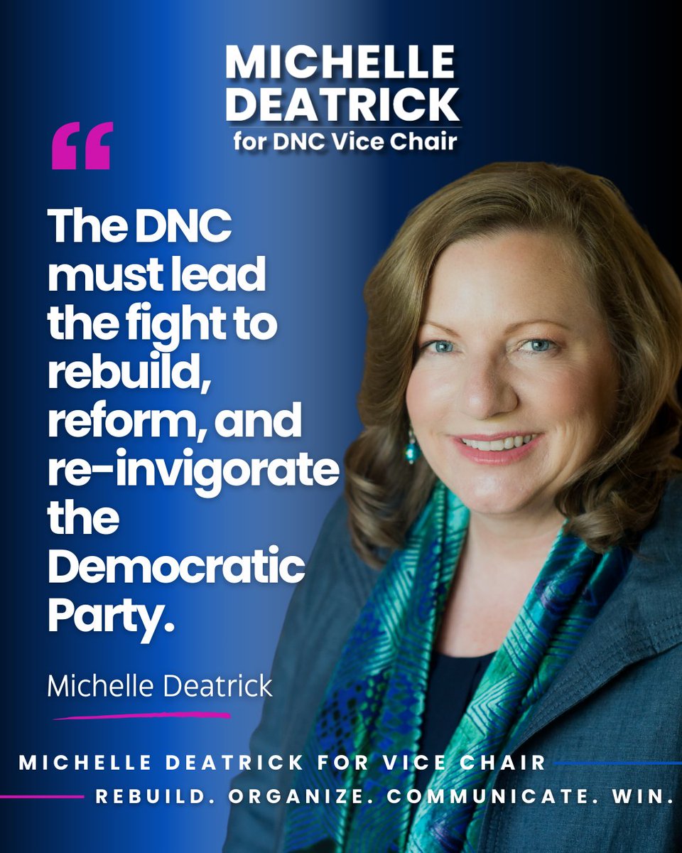 I am a union member, a farmer, a battleground state organizer, a national environmental and labor advocate, and a former elected leader who flipped a three-term rural red seat to blue.

I am running to serve as Vice Chair of the Democratic National Committee because I believe the
