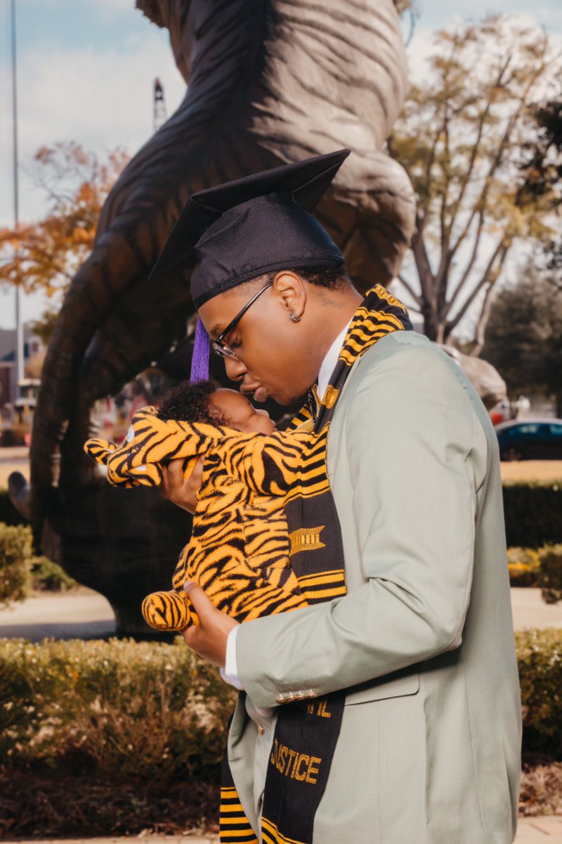TGatsonn's tweet photo. Be strong and courageous; do not be frightened and do not be dismayed, for the Lord your God is with you wherever you go.”  Joshua 1:9

I love My HBCU…GramFam for Life but for now, BIGGAT signing out! 🖤💛♥️
#HBCUGrad🏁 https://t.co/IiOk81cBXr