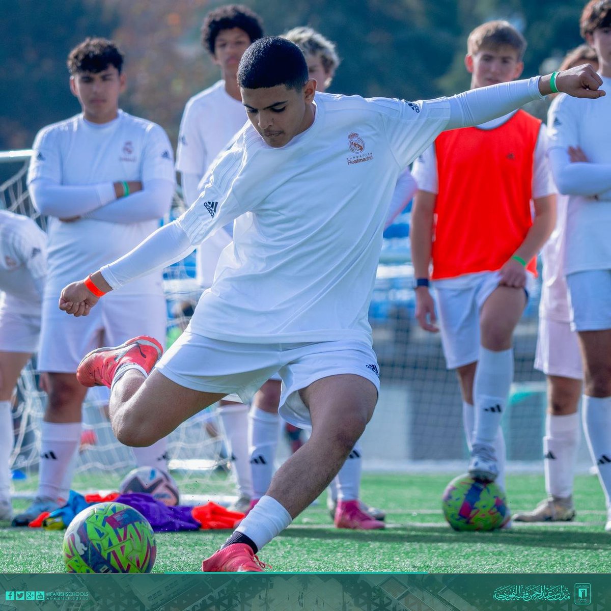 IntLsection's tweet photo. 🎉 Proud moment! Student Abdullah Asim Al-Saadi has been selected to join Real Madrid's training camp in Madrid from November 22 to December 1, 2024. 🌟⚽ #FutureStar #RealMadrid #ProudAchievement https://t.co/oc24NcepjV