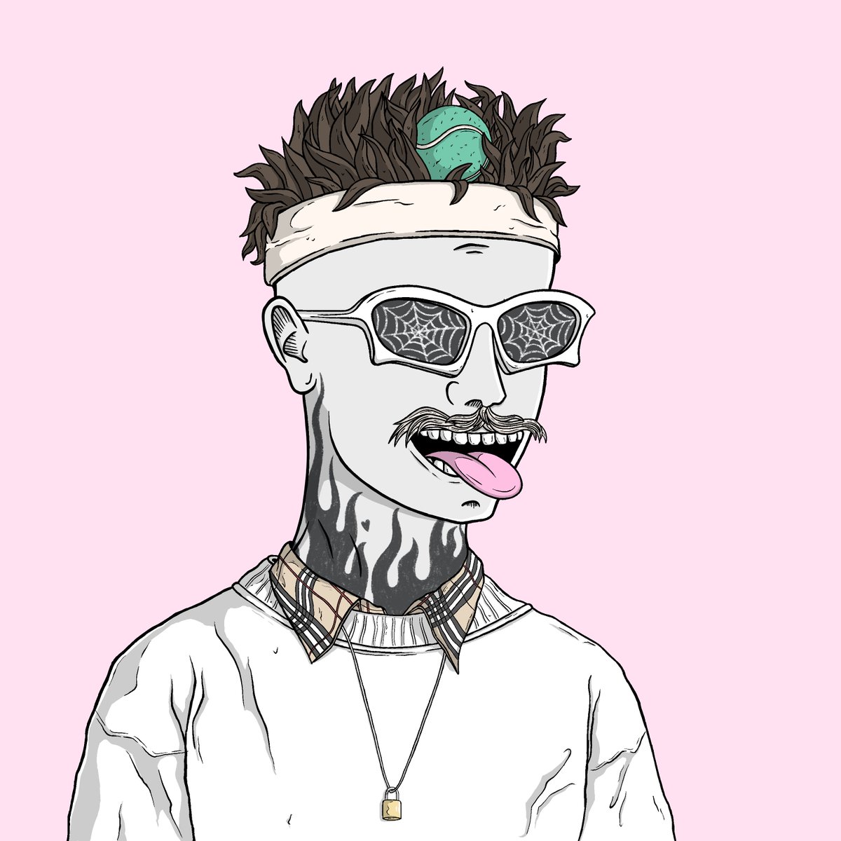 NiceBoysNFT_'s tweet photo. Lost the ball... but found the style 🕸️🤘

Tag a friend + rt. Maybe you can get a free mint.

Who else is ready for this drop? 💫👀 https://t.co/cFLbNVdccN
